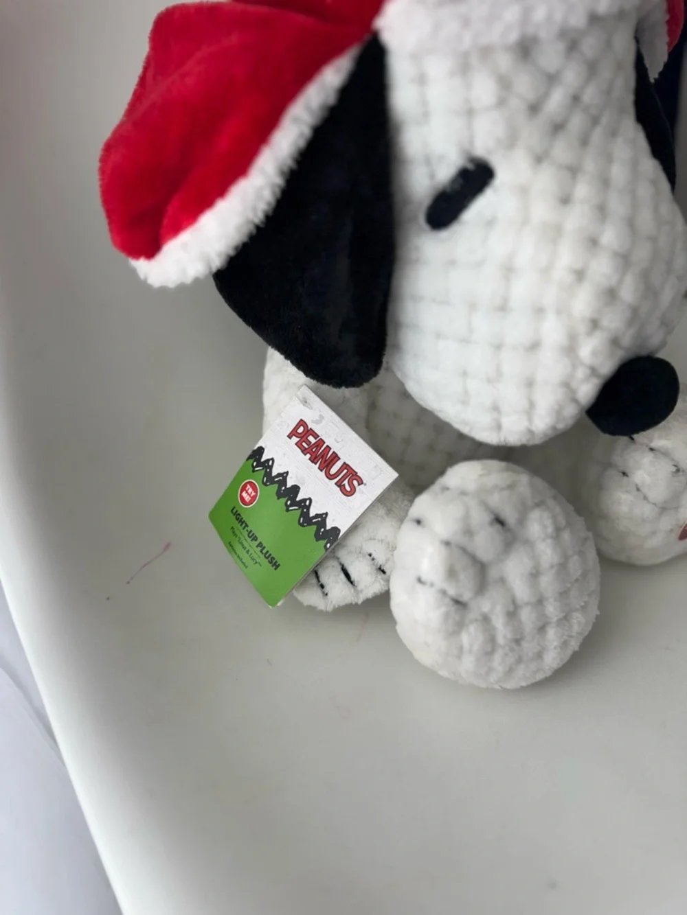 Peanuts Snoopy w/ Scarf & Trapper Hat Musical Light-Up 16" Plush 2022 - Picture 4 of 7